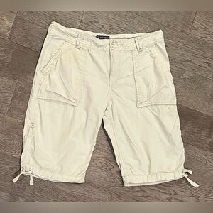Ralph Lauren Polo Jeans Co. 100% Cotton Beige Cargo Shorts Size 10
